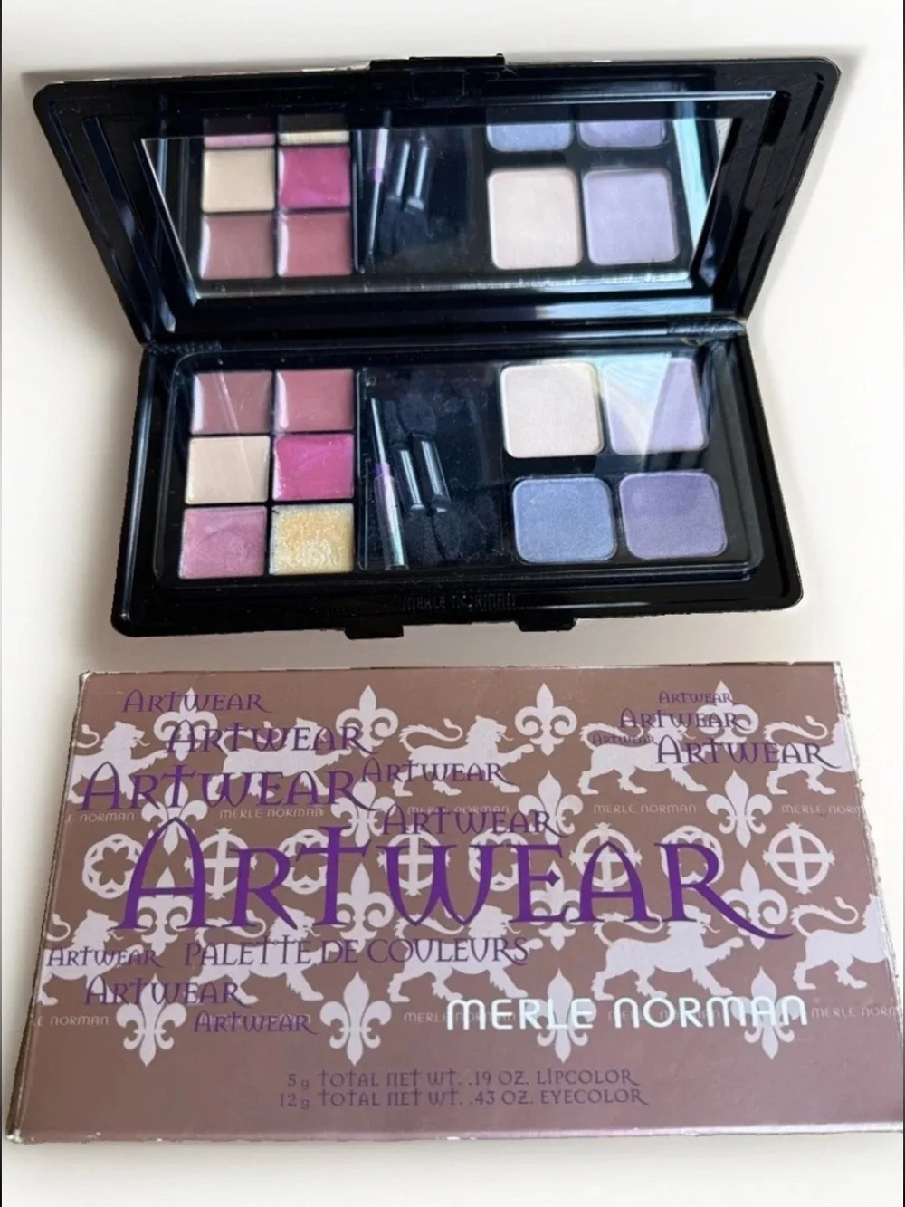 Merle Norman Couture Artwear Lip & Eye Color Palette Limited Edition Makeup